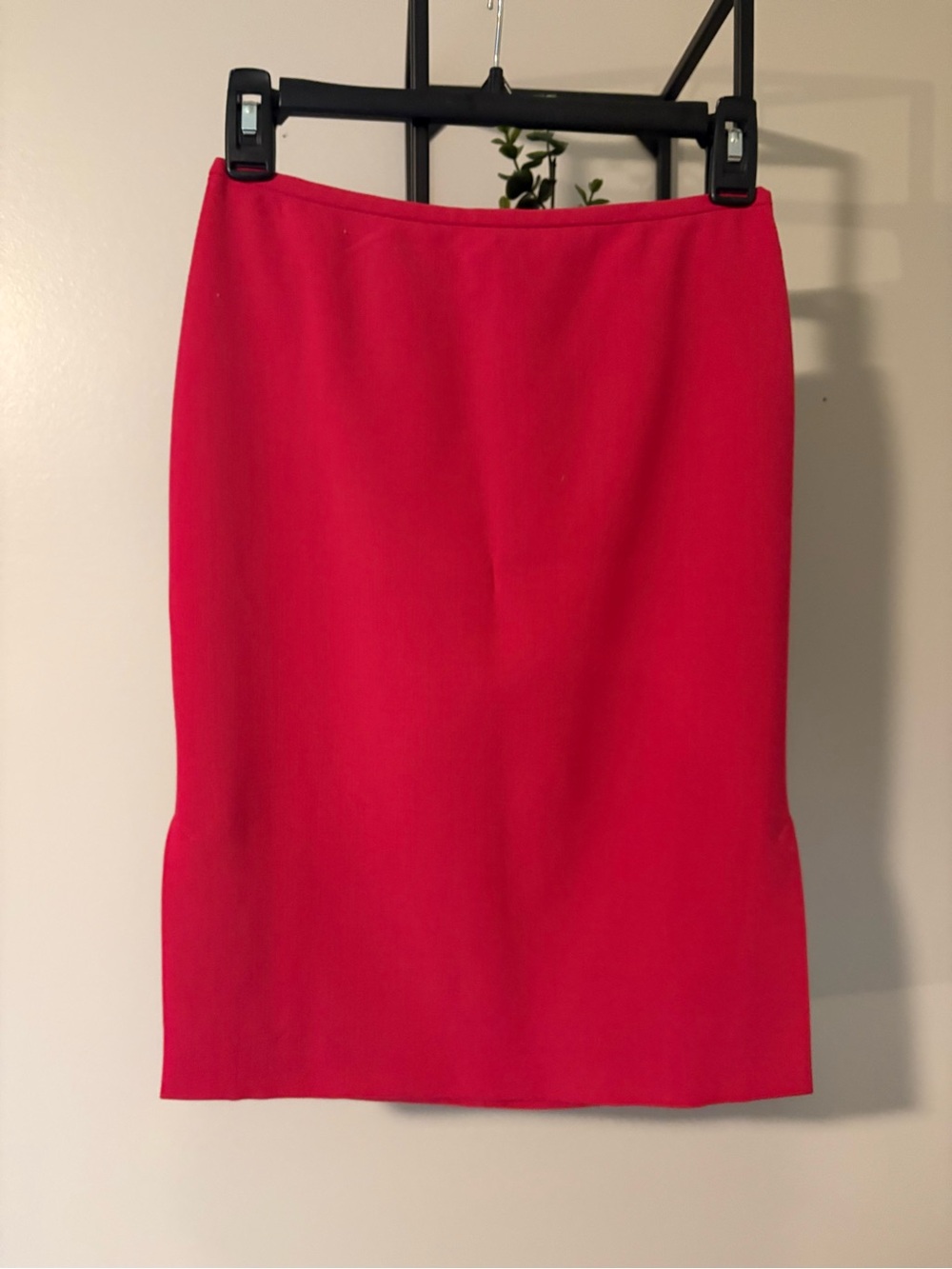 Emporio Armani Bold Red Pencil Skirt
